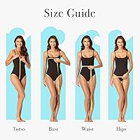 Vista 5 de Anne Cole Maillot Solid traje de baño de una pieza para mujer