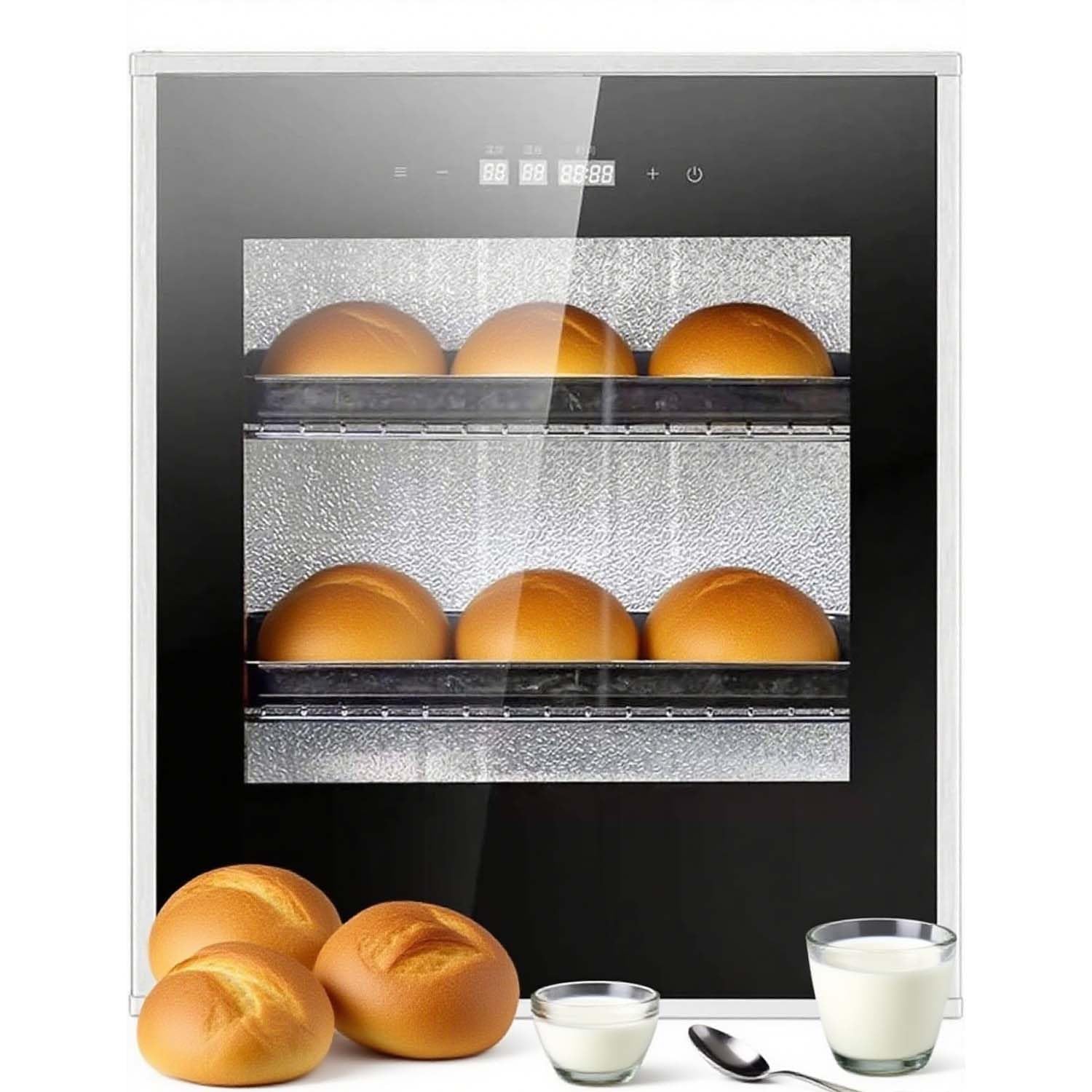 40L Bread Proofing Box, Electric Dough Proofer, Kitchen Dough Yogurt Bread Proofer with Adjustable Temperature, Removable Electric Dough Proofer, for Bread/Pizza/Yogurt Even Fermentation