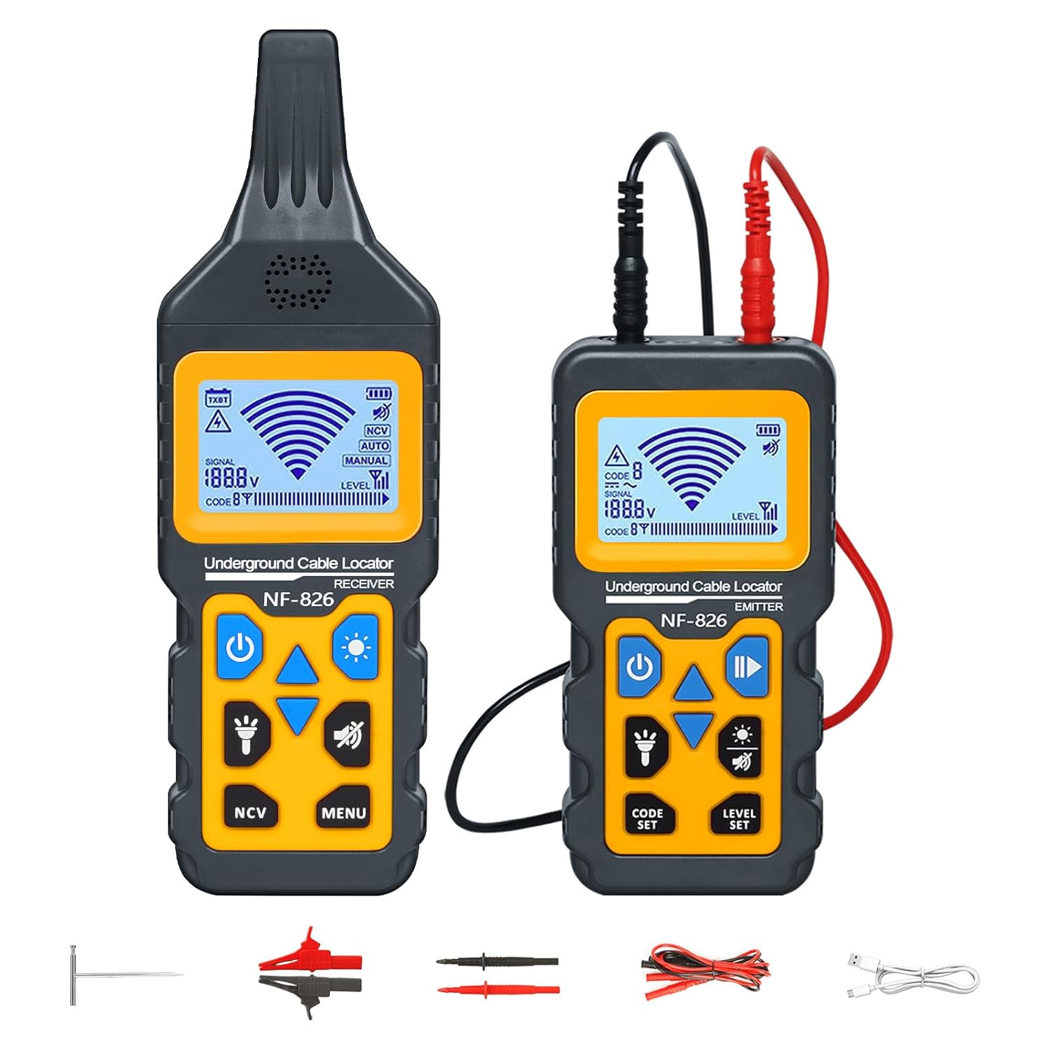 Cable Tester Wire Tracker, Underground Cable Locator for Dog Fence Cables, Test Short Circuit Breaker of Wall