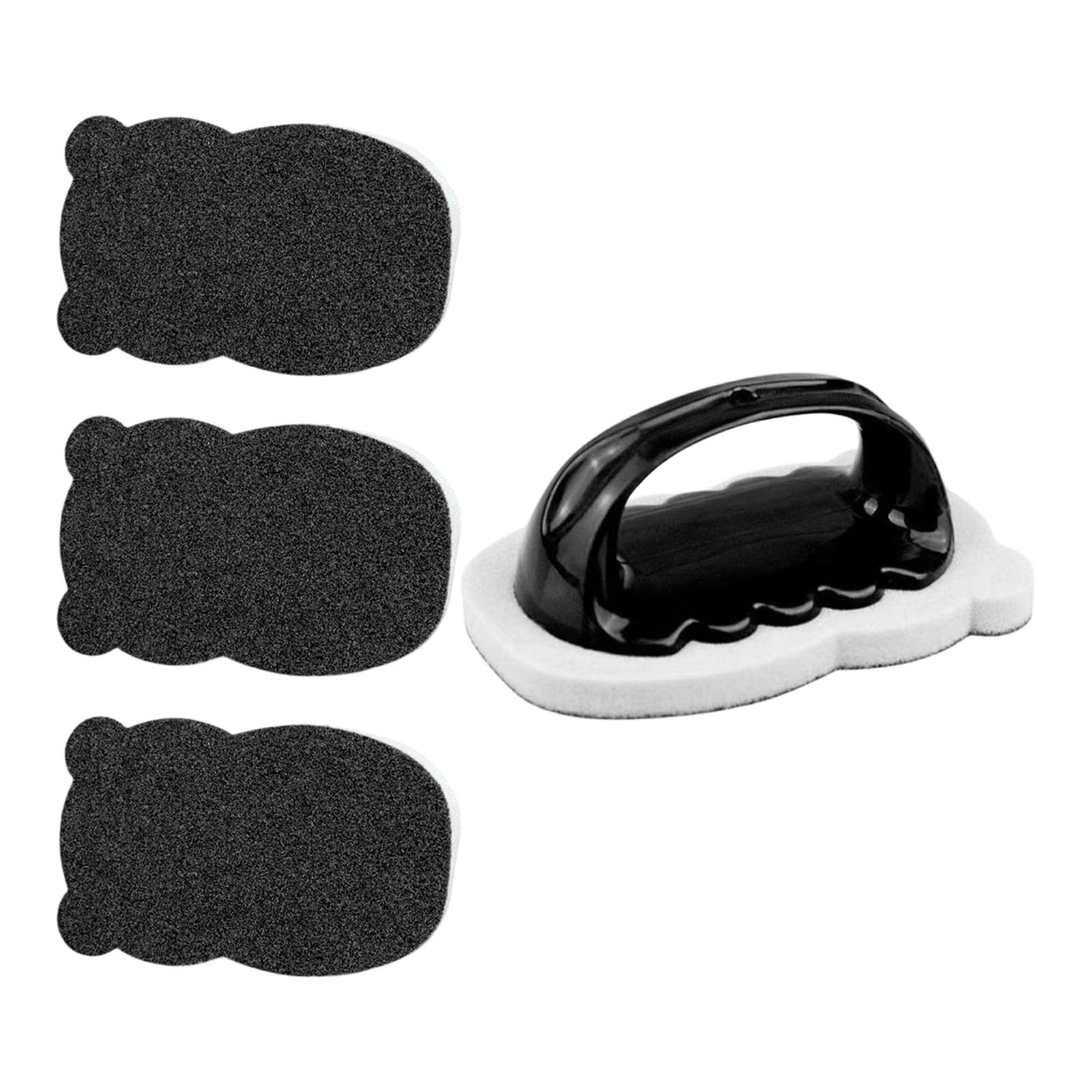 PANGBOER Scouring Sponge with Handle Cleaner Sponge Scrub Brush for Cleaner Cookware and Stove Tops for Kitchen