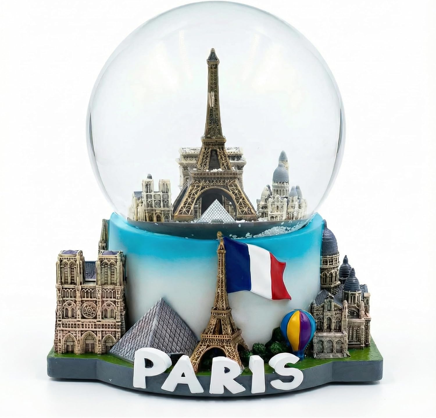 Paris Musical Snow Globe (Color)