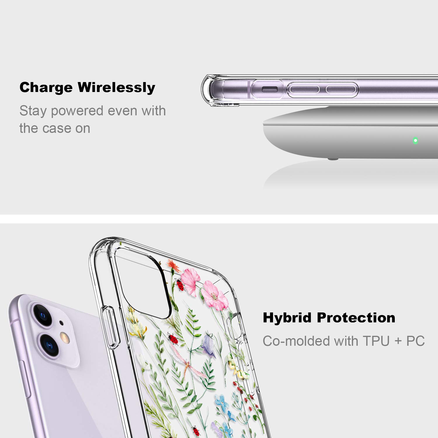 Amazon.co.jp: SHINEZONE iPhone 11ケース スクリーンプロテクター付き