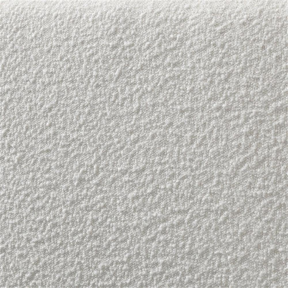 Venice Upholstered Platform Bed | Box Spring Not Required | (Cream Beige Boucle, Queen Bed Frame)