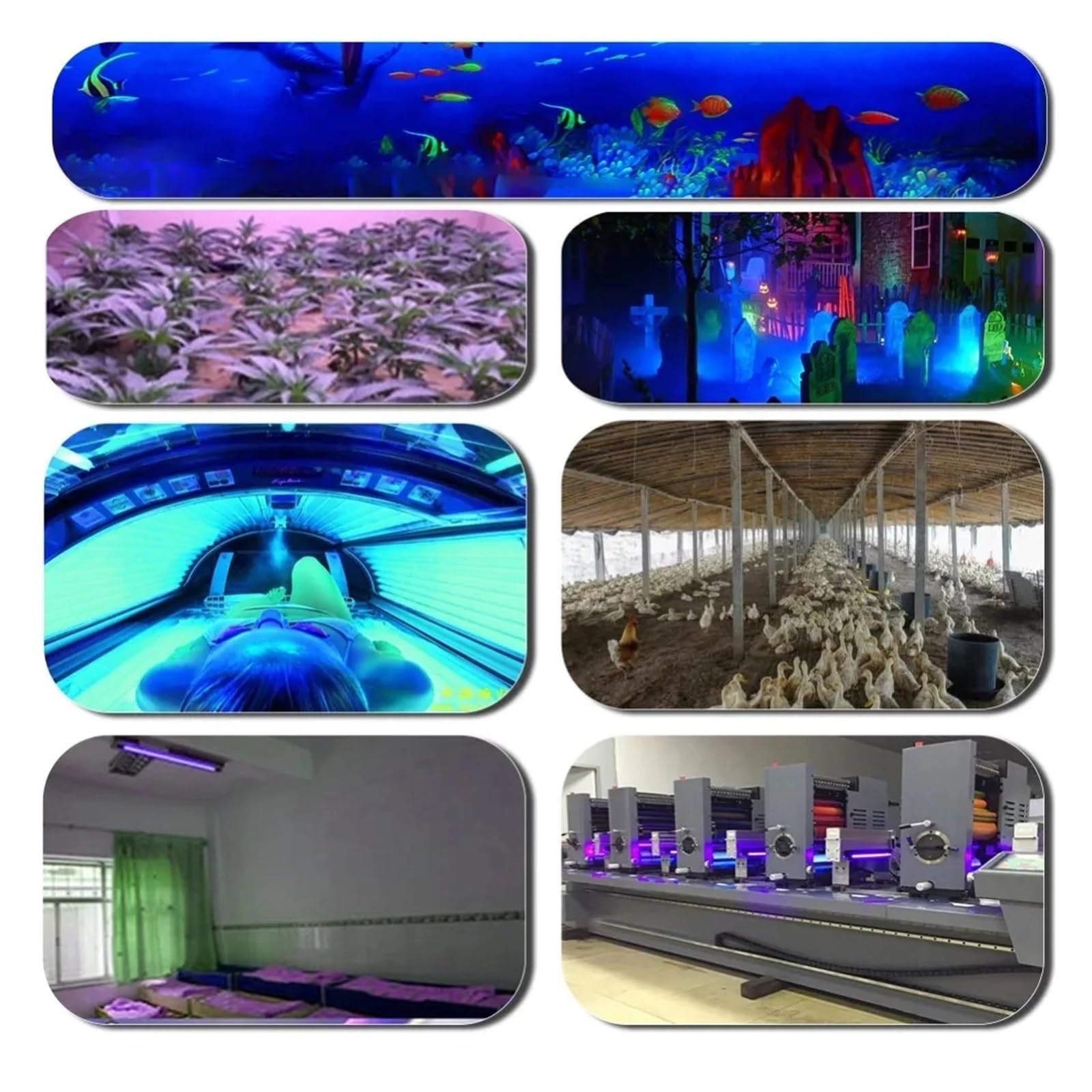 Luz LED UV, Lámpara de curado ultravioleta LED de 5 V, USB, 5 W, 10 W, 405 nm, 365 nm, 395 nm, sin sombras, for resina, soldadura, pintura, tinta, bricolaje, impresión 3D, curado para uñas de gel UV y