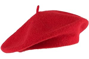 Hat To Socks Wool Blend French Beret for Men and Women in Plain Colours