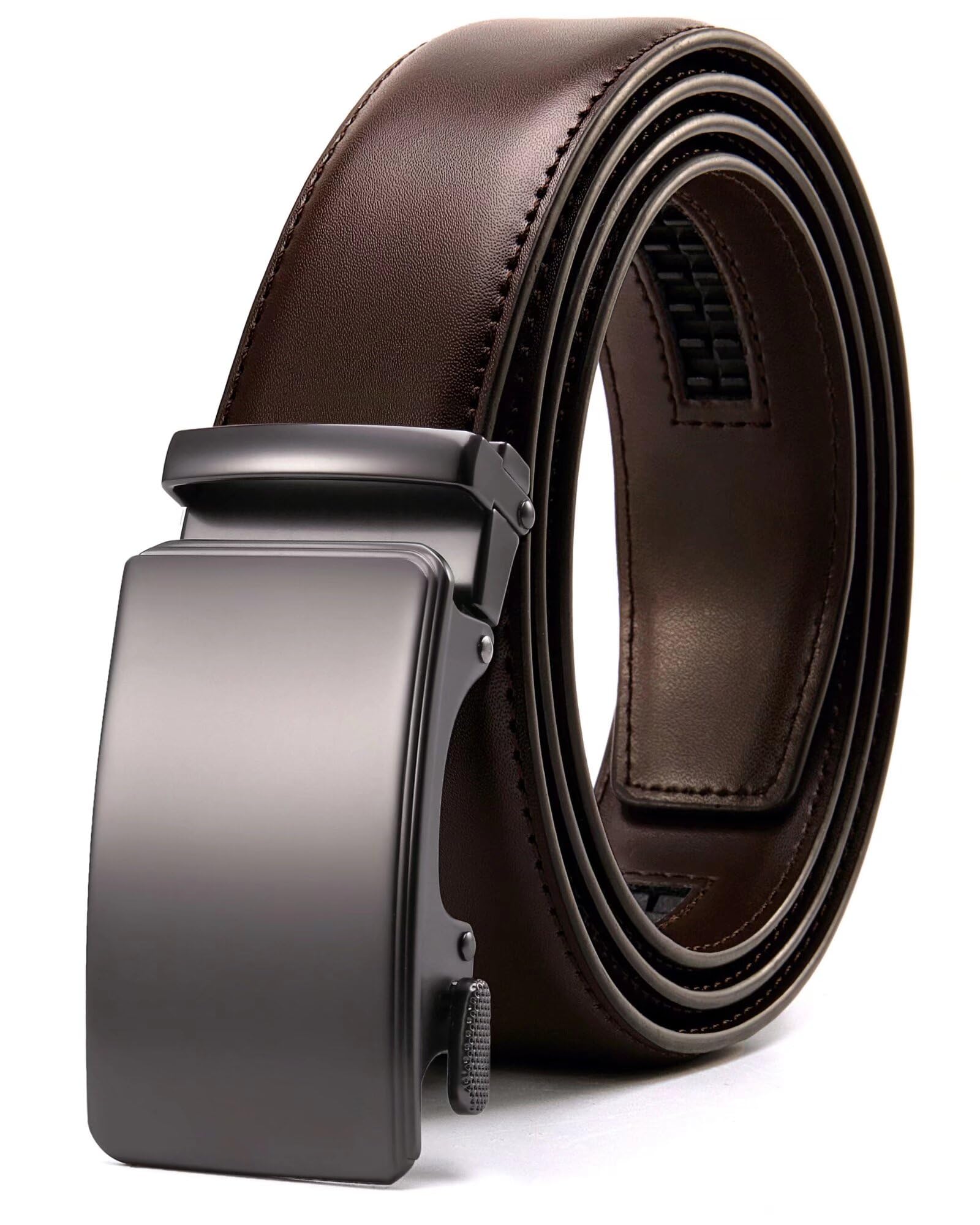 CHAOREN Ratchet Belt for Men, Mens Belts Leather 1 3/8" Tailorable, Perfect for Every Occasion