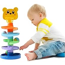Toy Rainbow Tower Game 0-3 Years Newborn Educational Development Toys