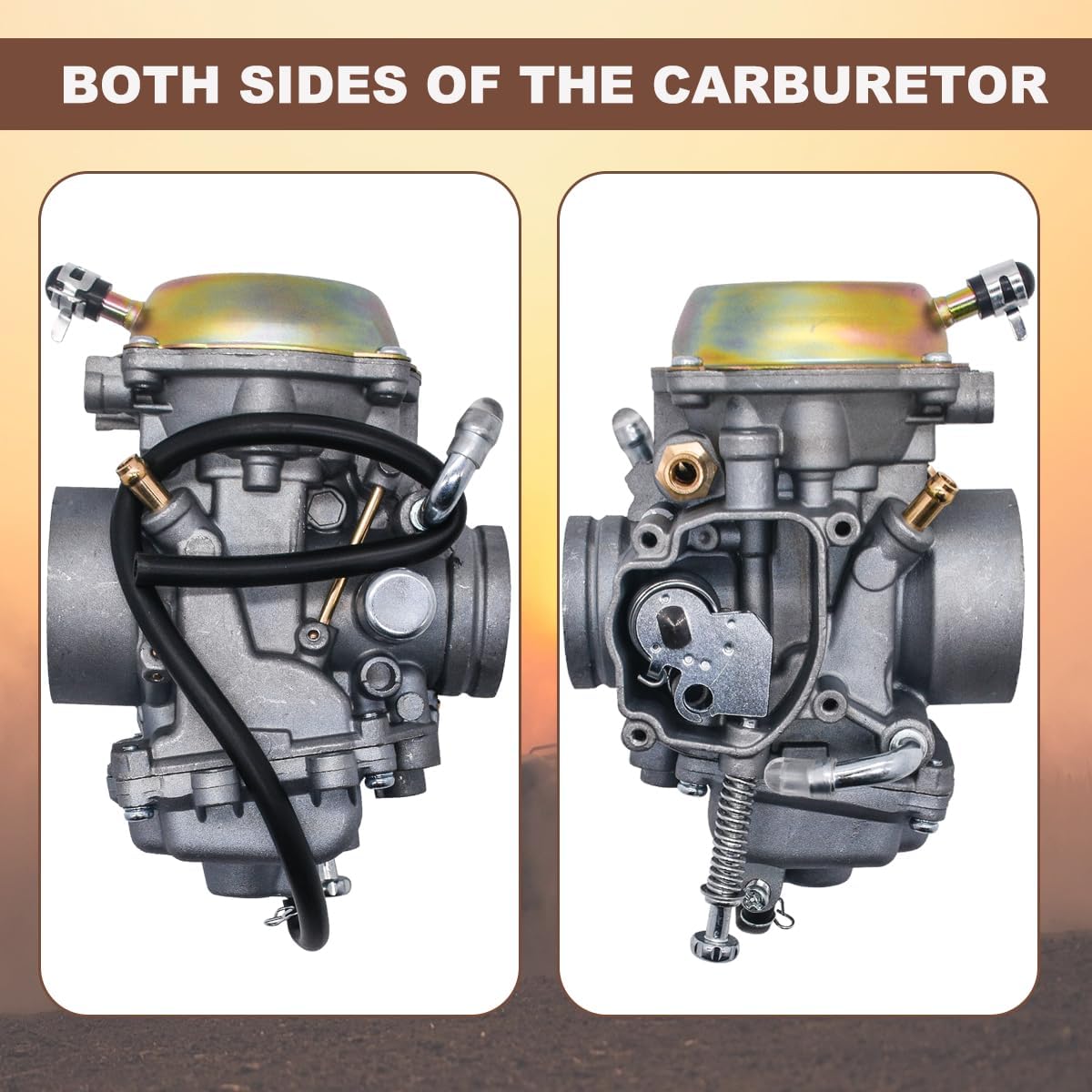 Carburetor for Polaris Magnum 325 330 425 Sportsman 400 500 600 Trail Boss 325 330 2x4 4x4 ATV Carb with Fuel Pump & Air Filter