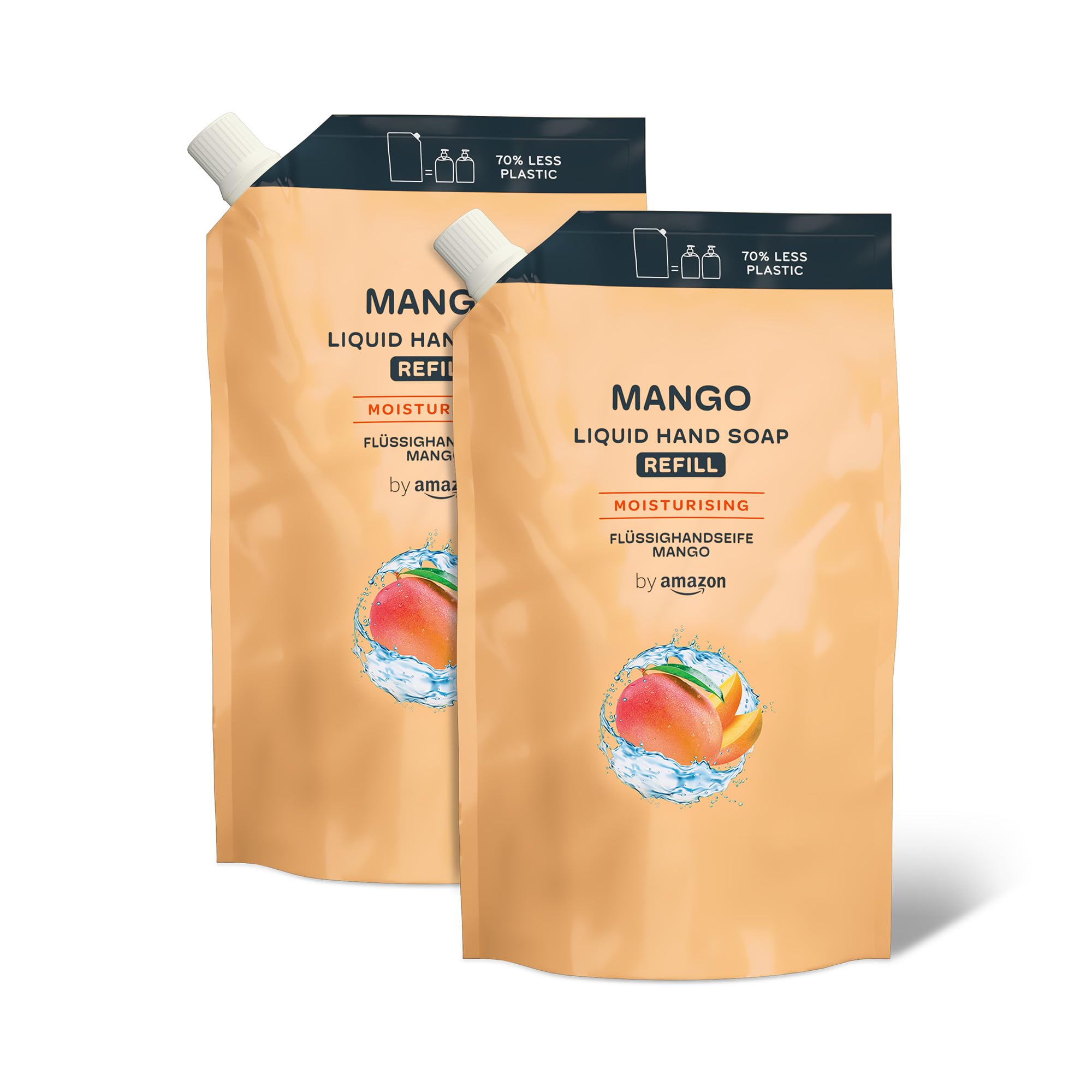 by Amazon Mango Hand Soap Refill, 2 x 1000ml