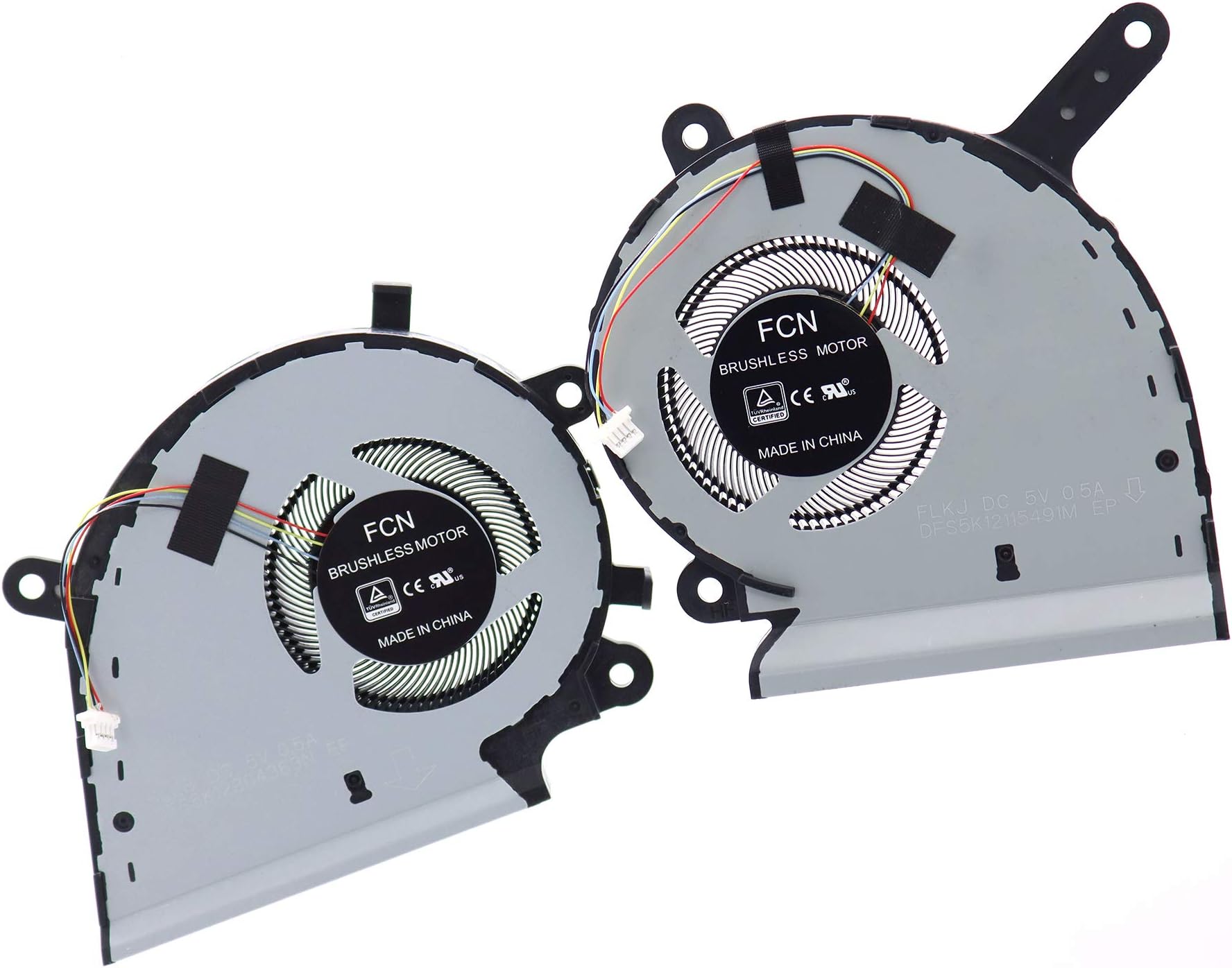 Deal4GO CPU GPU Graphics Cooling Fan (5V) Replacement for ASUS G531GV G531GU G731G G731GU G731GV G531GV-DB76 GL531GU-WB53 G731GV-DB74