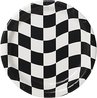 Creative Converting Racing Party Dinner Plates (8-Pack)