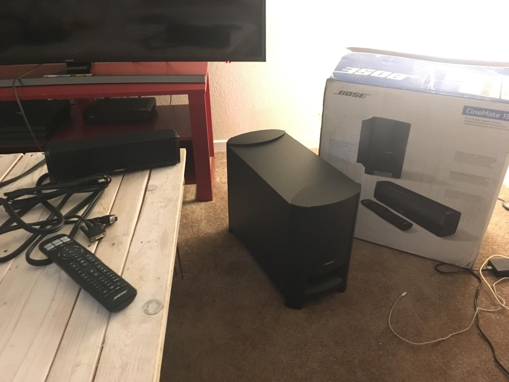 Bose CineMate 15 Home Theater Speaker System, Black UK | Ubuy