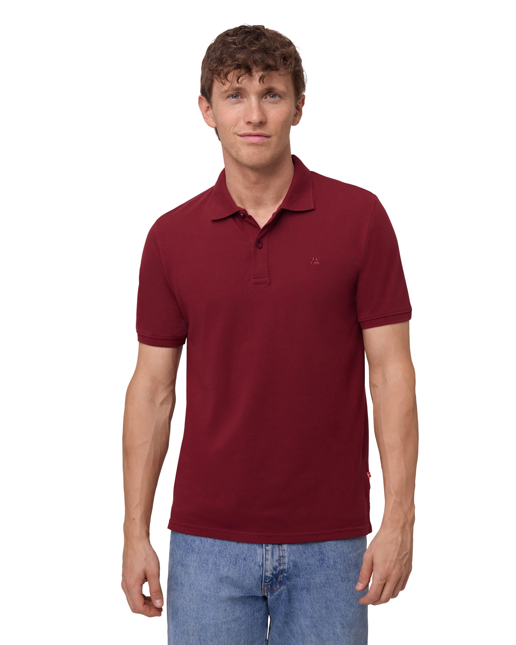 DANISH ENDURANCE Premium Poloshirt Herren Kurzarm (1er|2er Pack), Piqué Qualität aus Bio-Baumwolle, Polohemd, Regular Fit & Stretch, Weich & Bequem