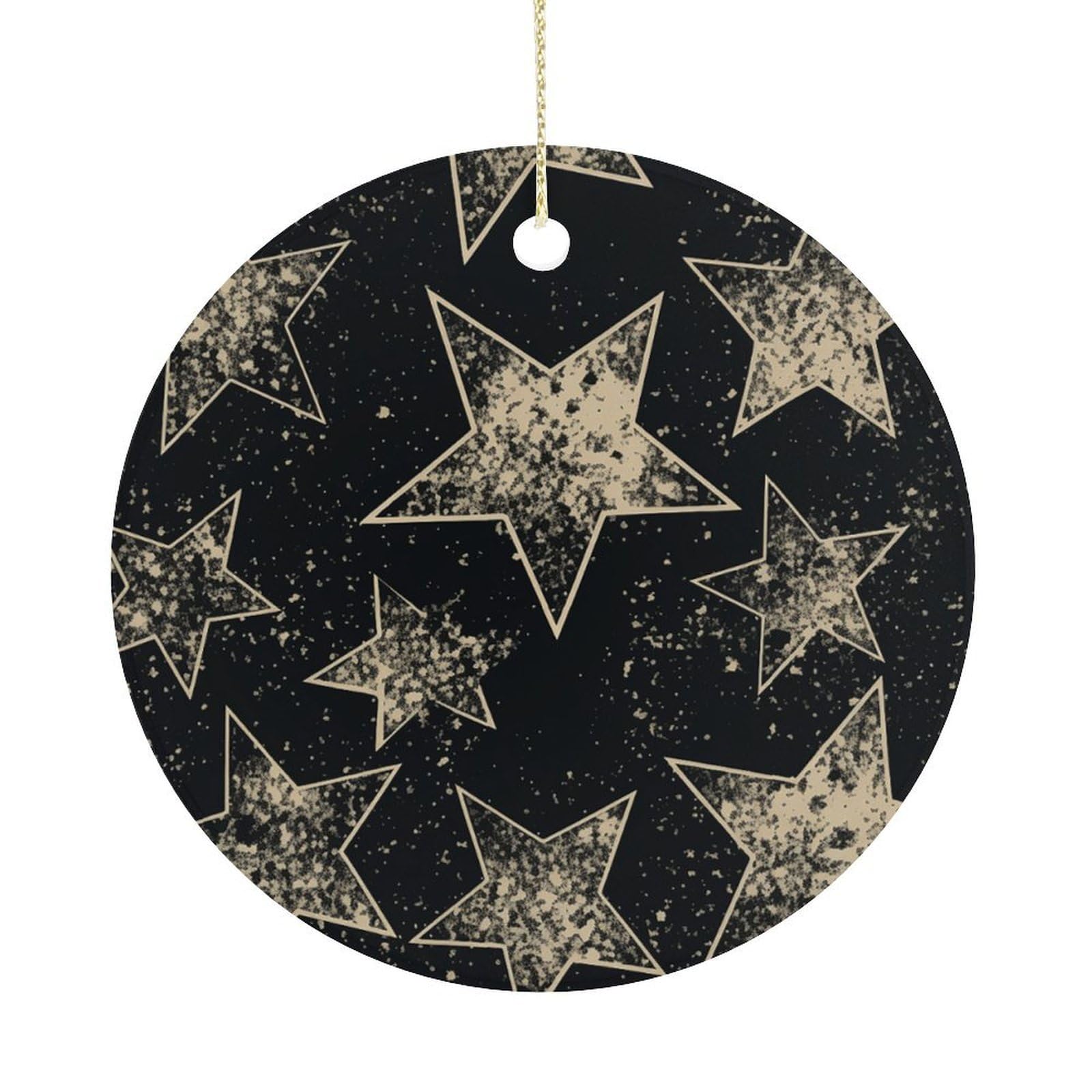 Adfgyerh Women's Style Star Hanging Ceramic Ornaments, Christmas Tree Decorations, Funny Home Decor Gifts For Sisters & Work Best Friends