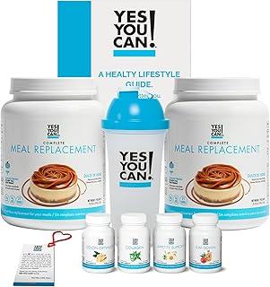 Yes You Can! Transformation Kit, Complete Meal Replacement and Supplement Kit, Meal Replacement with Protein, Vitamins and Minerals, Wellness Kit with Shaker and Nutrition Guide - (Dulce de Leche)