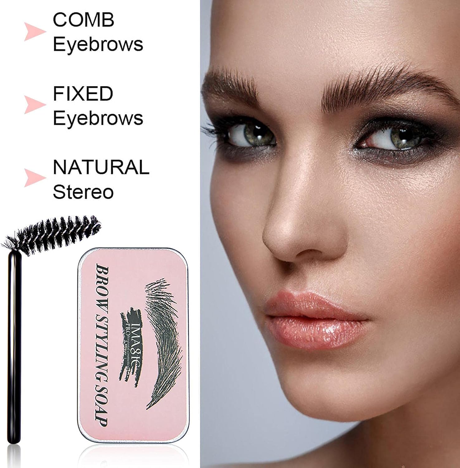 21年新作 眉毛石鹸キット アイブロウソープ 3d眉ジェル 長持ち 眉スタイリング石鹸 眉毛スタイリングクリーム 自然の効果 ナチュラル 眉メイク 防水眉毛メイクアップバーム ポマード化粧品眉 美しい眉の形を作成 Sungaipenuhkota Go Id