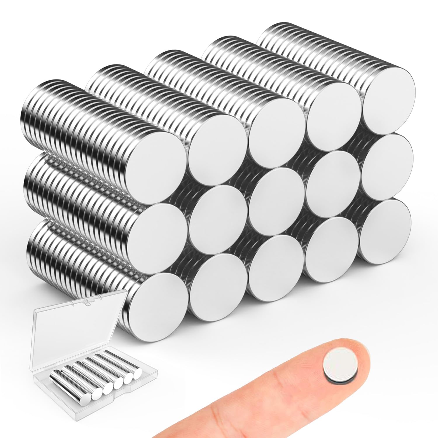 Small Magnets for Crafts, 10x3 mm Round Magnets 100 Pack — Amazon image 21