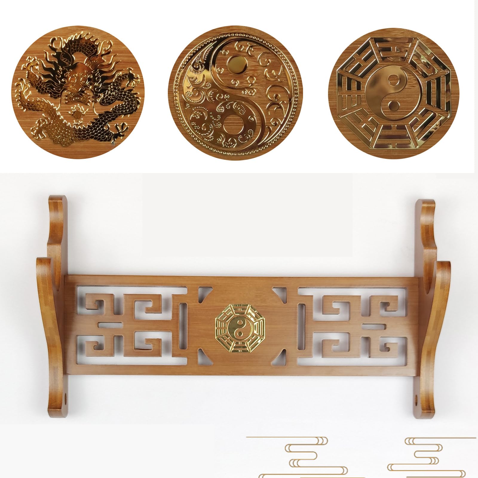 Support Épée Bambou Sol 9 Ou 13 Niveaux – Présentoir Katana Samurai Sabre Flûte – Bois Naturel Élégant