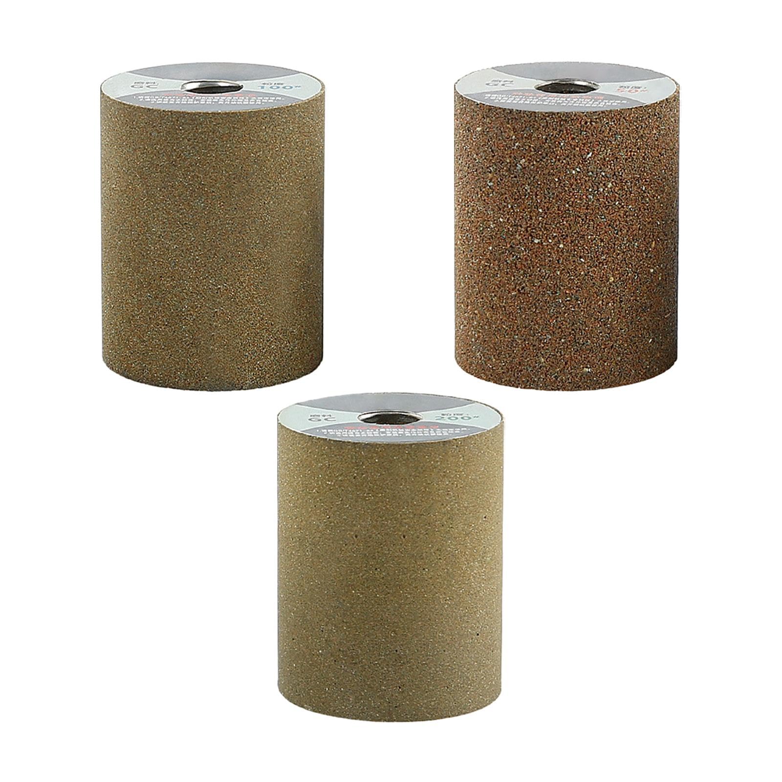 Fenteer Juego de 3 Muelas Cilíndricas con Rosca M10 para Amoladora Resistente