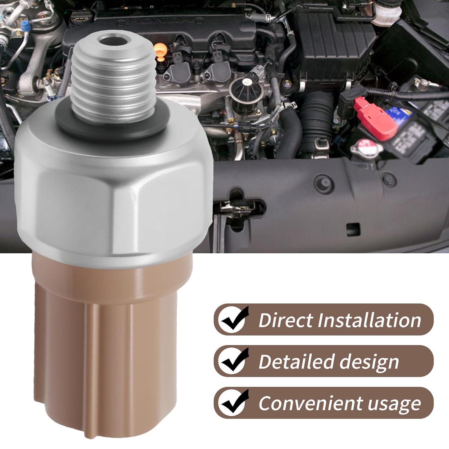 28600-RPC-004 Automatic Transmission Oil Pressure Switch, Replacement for Honda Civic 1.8L 2006-2011, Replaces 28600-RCR-004