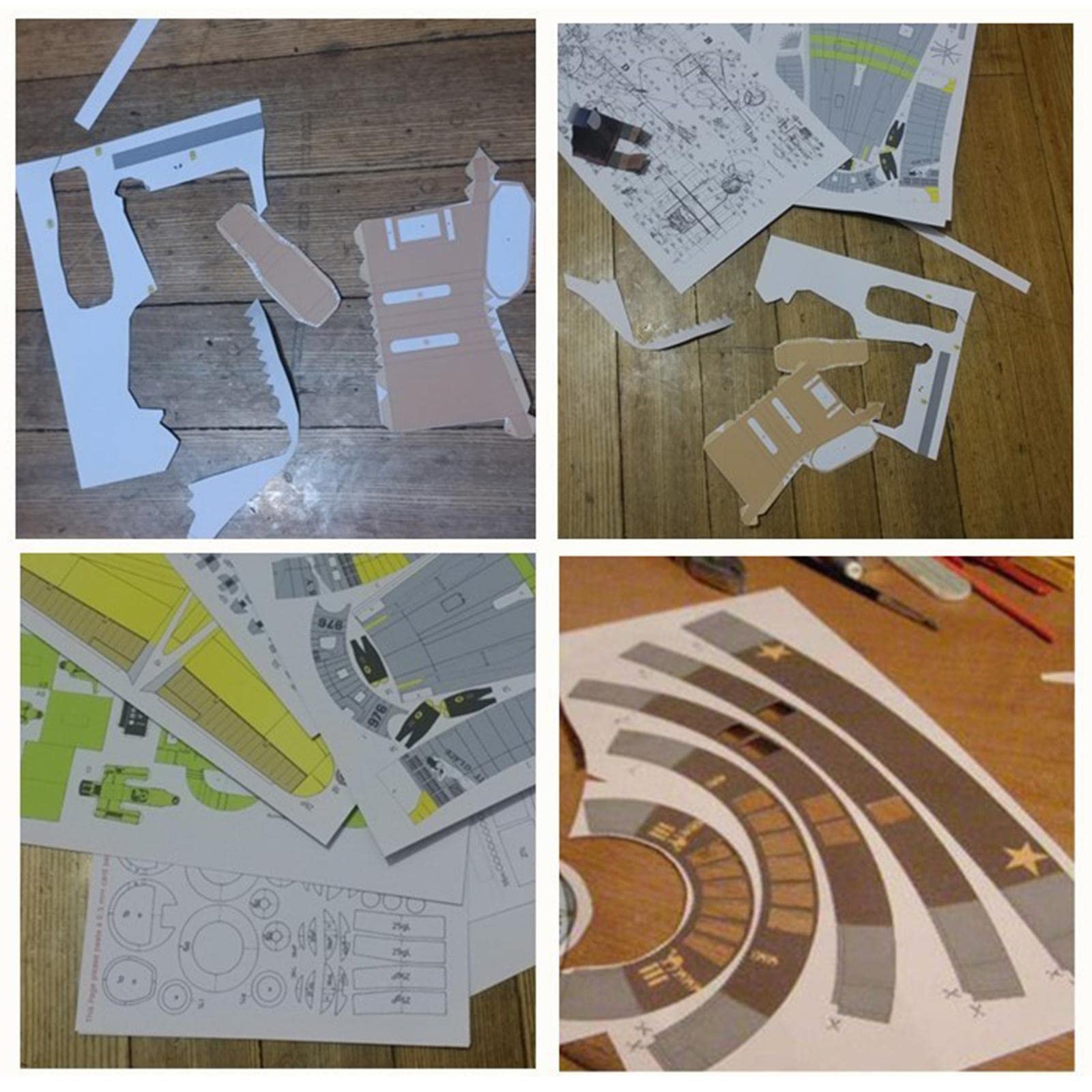 Maquette Navire Levchenko Échelle 1/200 Papier Décoration Intérieure