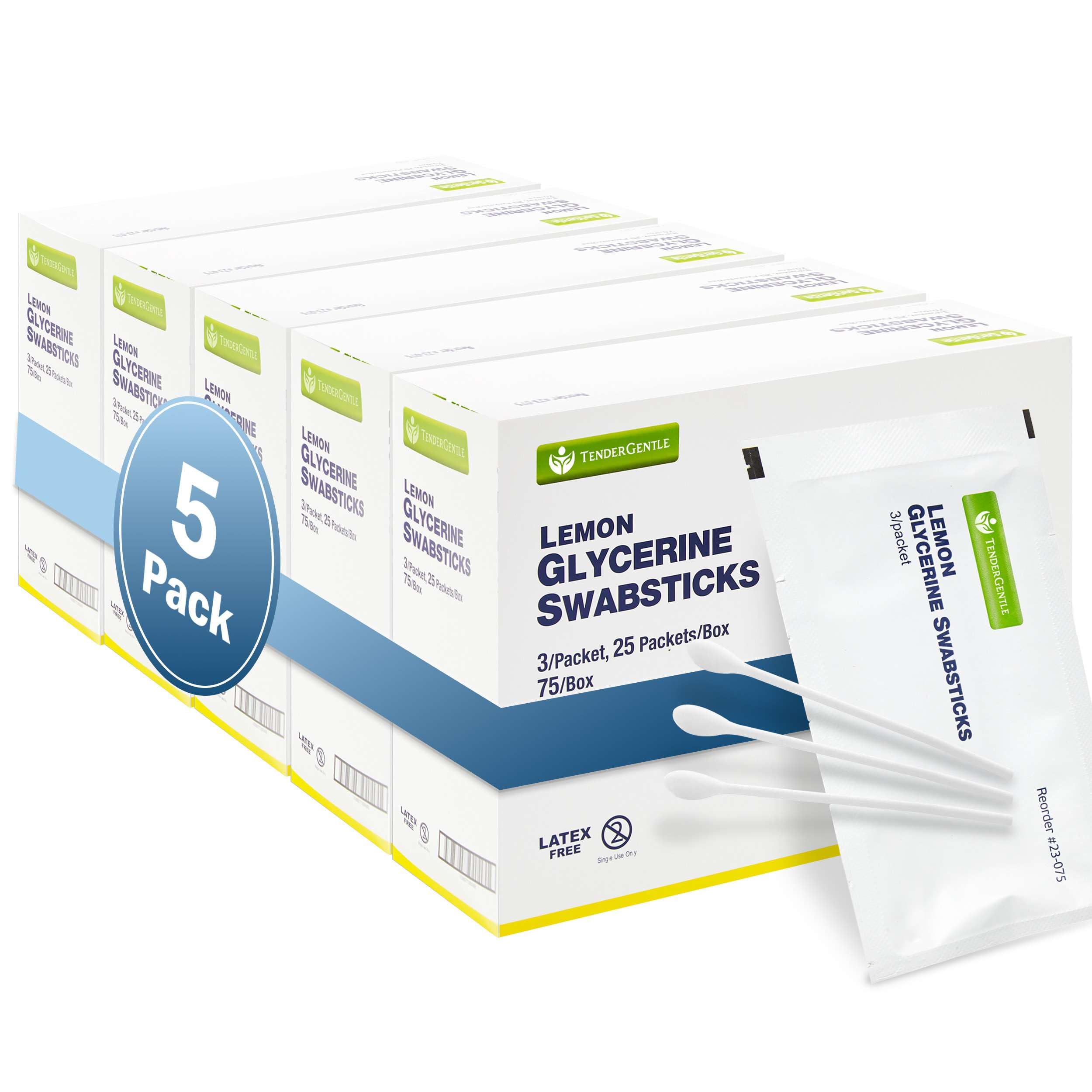 TenderGentle Lemon Mouth Swabs - cotton balls and swabs | Mubboo