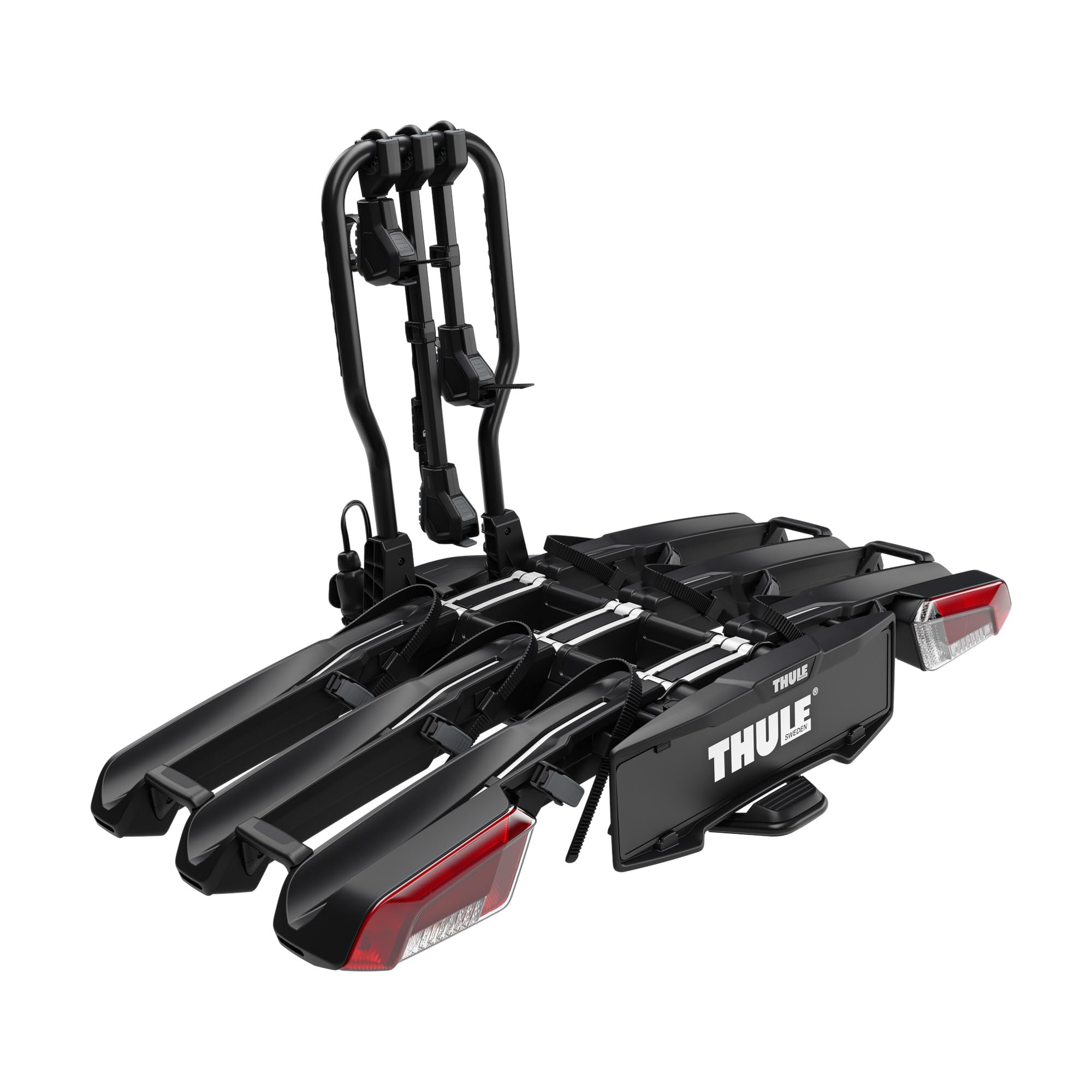 Thule Easyfold 3 Porte-​vélo sur Attelage Plateforme Black, 3(4) Bikes