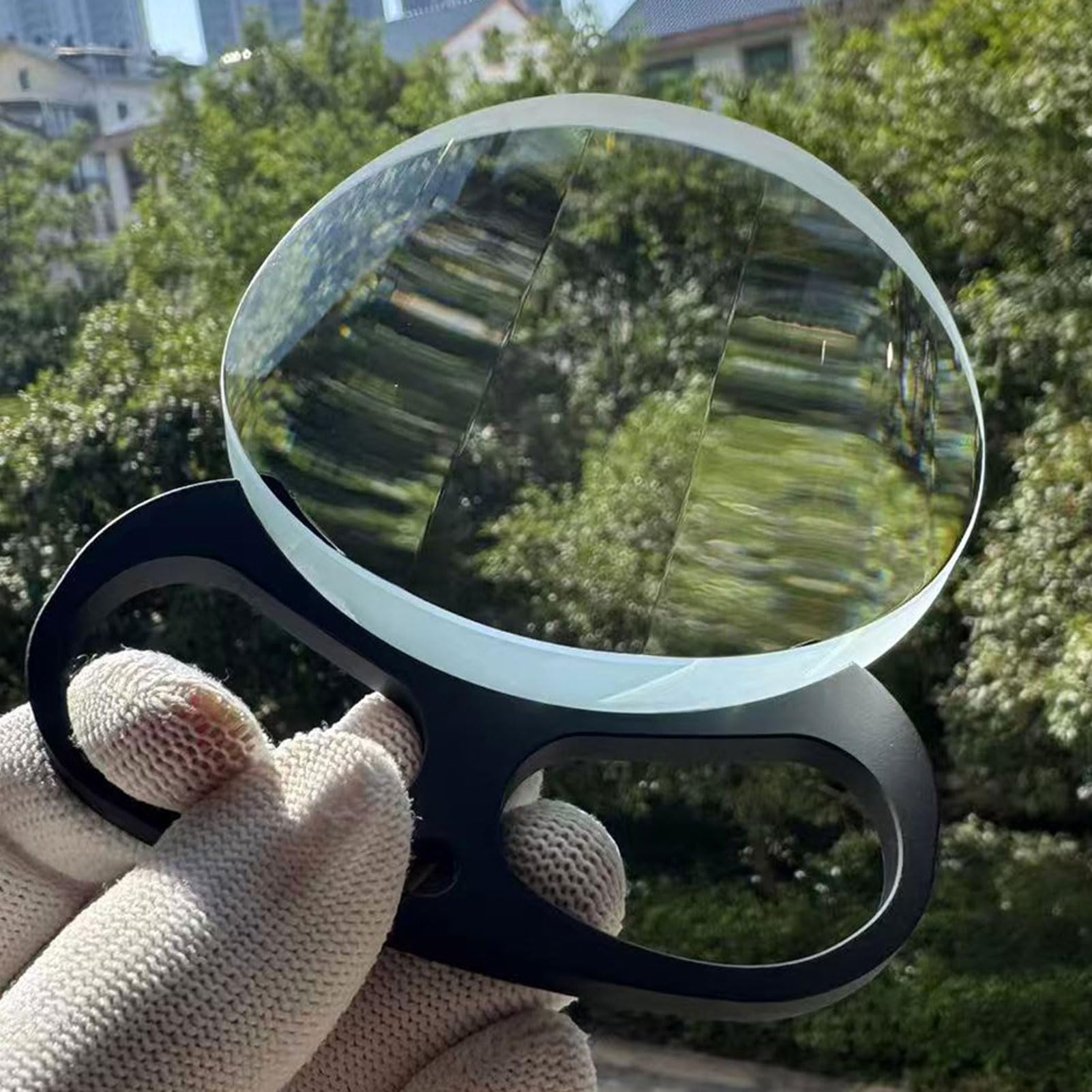 LICAEVEY Filtro de Desenfoque de Movimiento Fantasma Bilateral de Mano de 100 Mm, Prisma de Lente de Efecto Especial para Videografía de Fotografía Creativa, Filtro de Efecto de