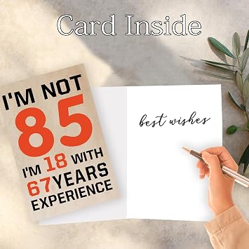 Funny 85th Birthday Card 277