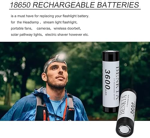 Miniatura 2 de Hhousehold atteries Fflat top Small atteries, 3600 mah, para faro, timbre de batería, ventilador de batería, etc. (2 baterías)