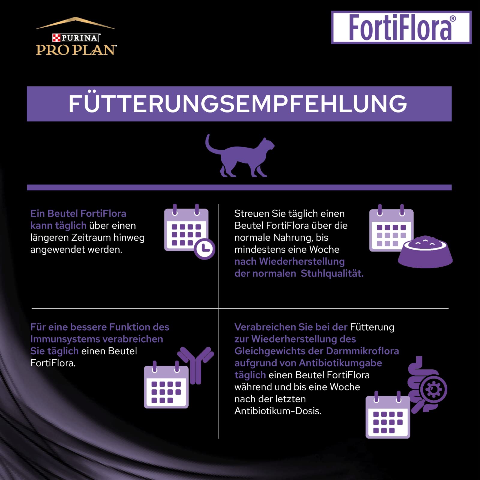Nestlé Purina Fortiflora Equilibrio Intestinale Gatto, 30 Buste