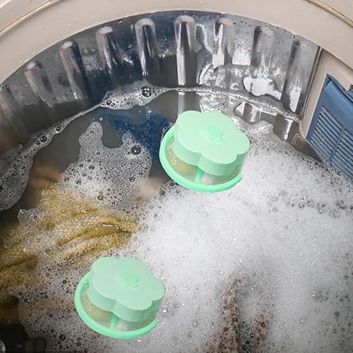 Miniatura 10 de 4 unidades de removedor de pelo de mascotas para lavandería  Recogedor de pelo reutilizable para lavadora  Colector de pelusa para lavadora