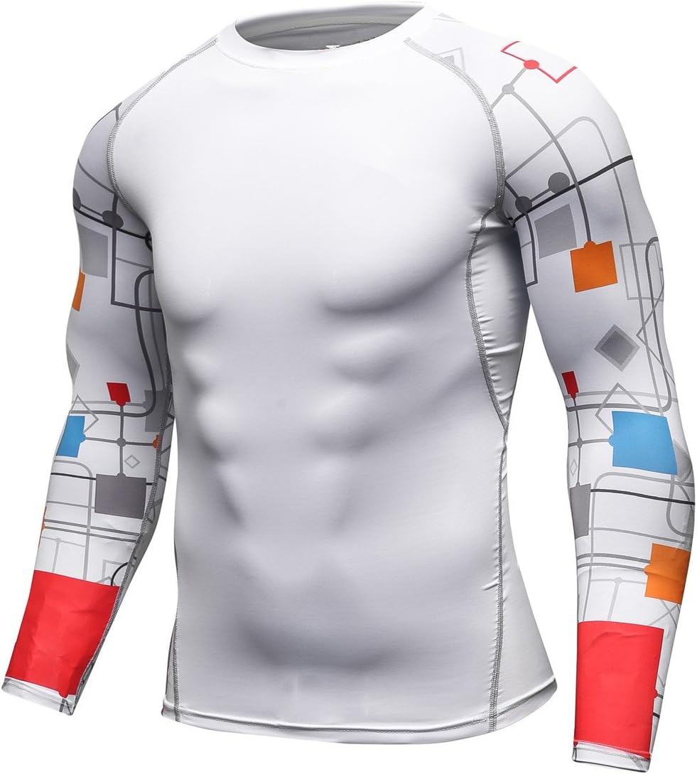 Men's Compression Long Sleeve Gym Training Shirt image 3