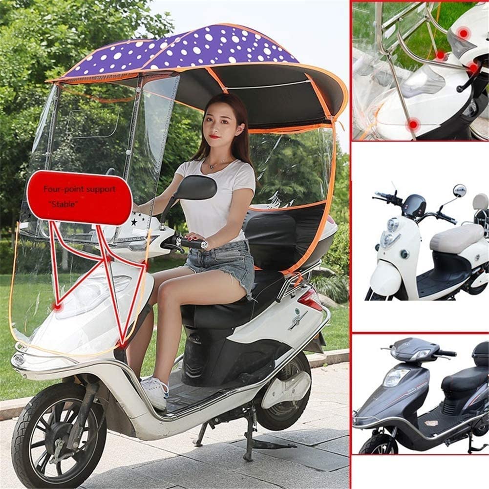 Housse de pluie pour moto et pare-soleil universel de scooter