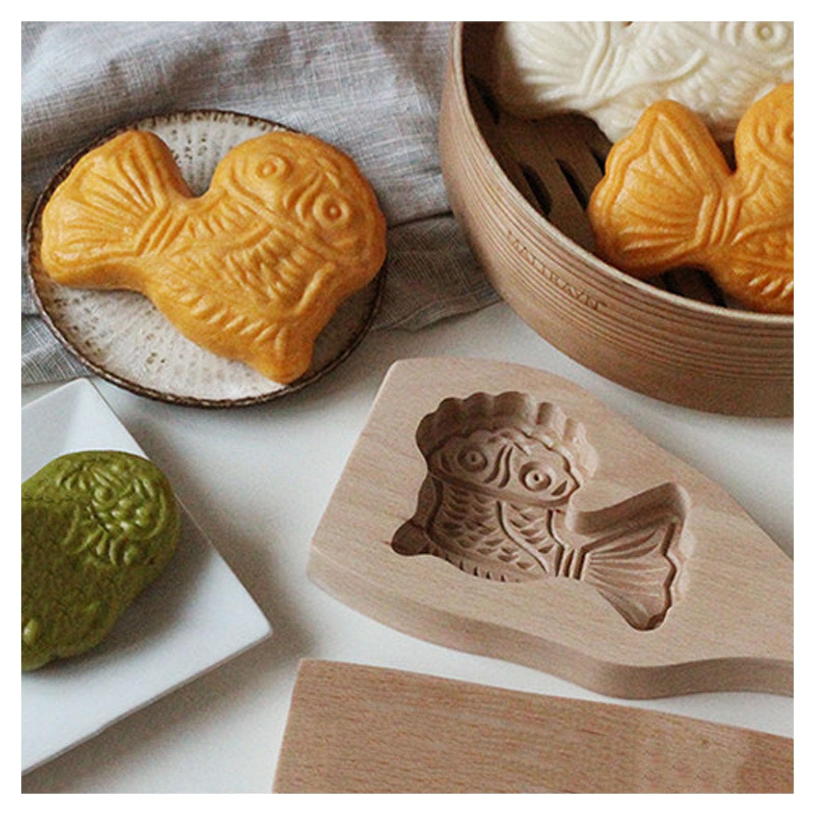 Stampo da forno per pasticceria, stampi in legno riutilizzabili per biscotti per gli amanti di torte e pasticceria, perfetti per dolcetti fatti in casa e progetti di cottura in famiglia