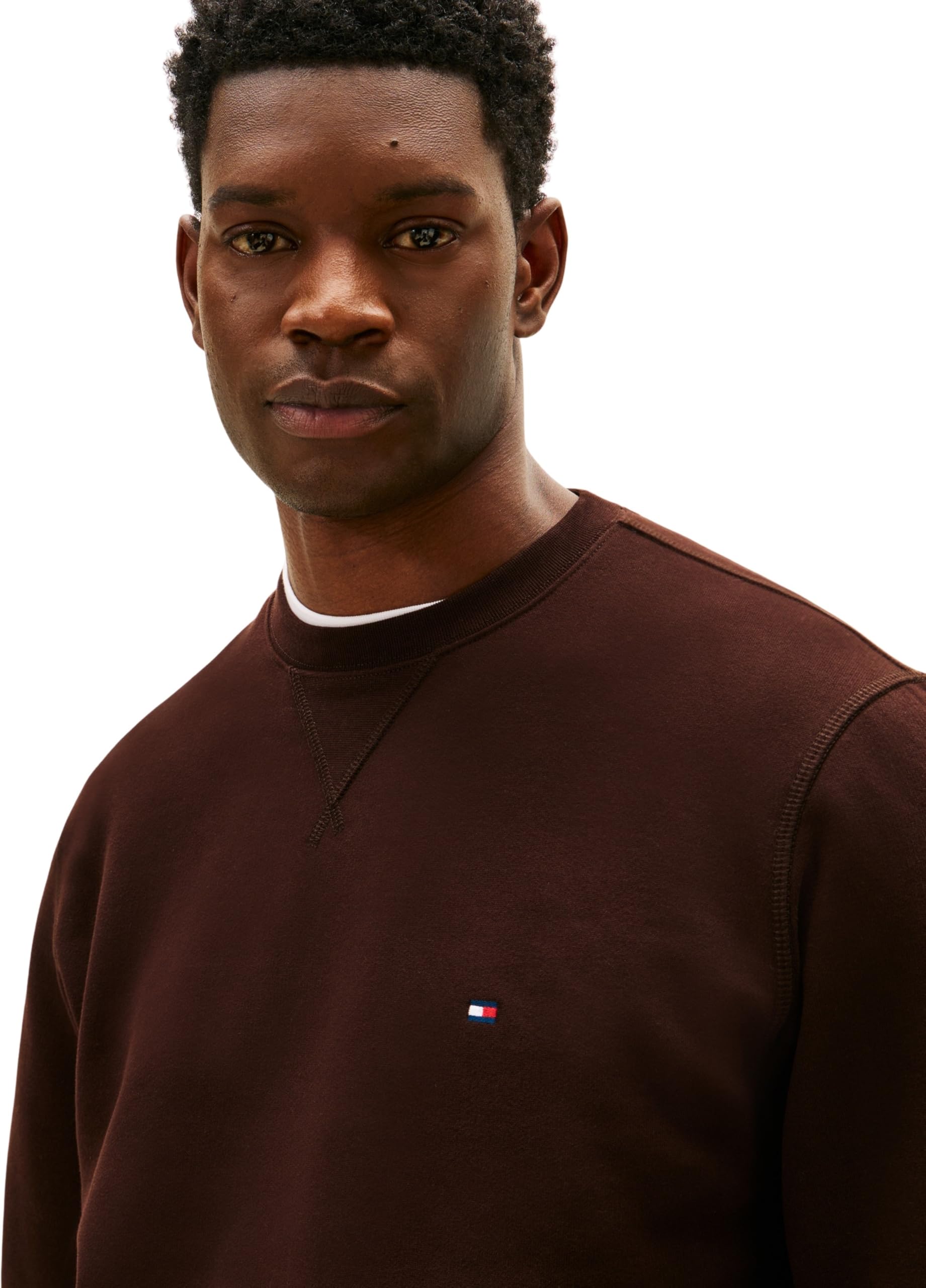 Tommy Hilfiger Sudadera Hombre Seasonal Fleece con Cuello Redondo