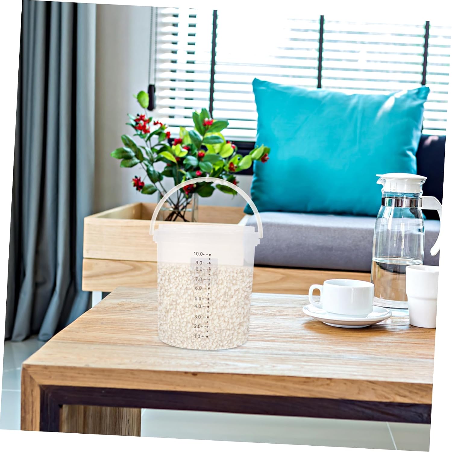 Rice Storage Tank Cereal Storage Buckets Eco-friendly Rice Box Moisture Grain Drum
