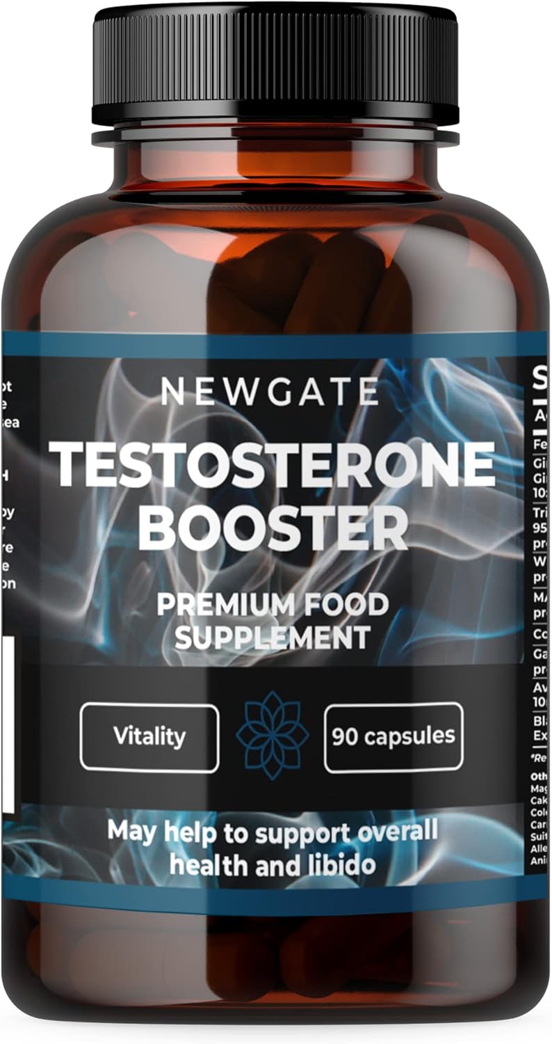 Testosterone Booster 90 Capsules for men with Garlic Extract 1000mg