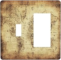 Vista 93 de Funky Retro Vintage 70s 60s Boho Hippie Hongo Botánico Floral 2 Gang Interruptor de luz de palanca doble Placa de pared Cubierta de toma