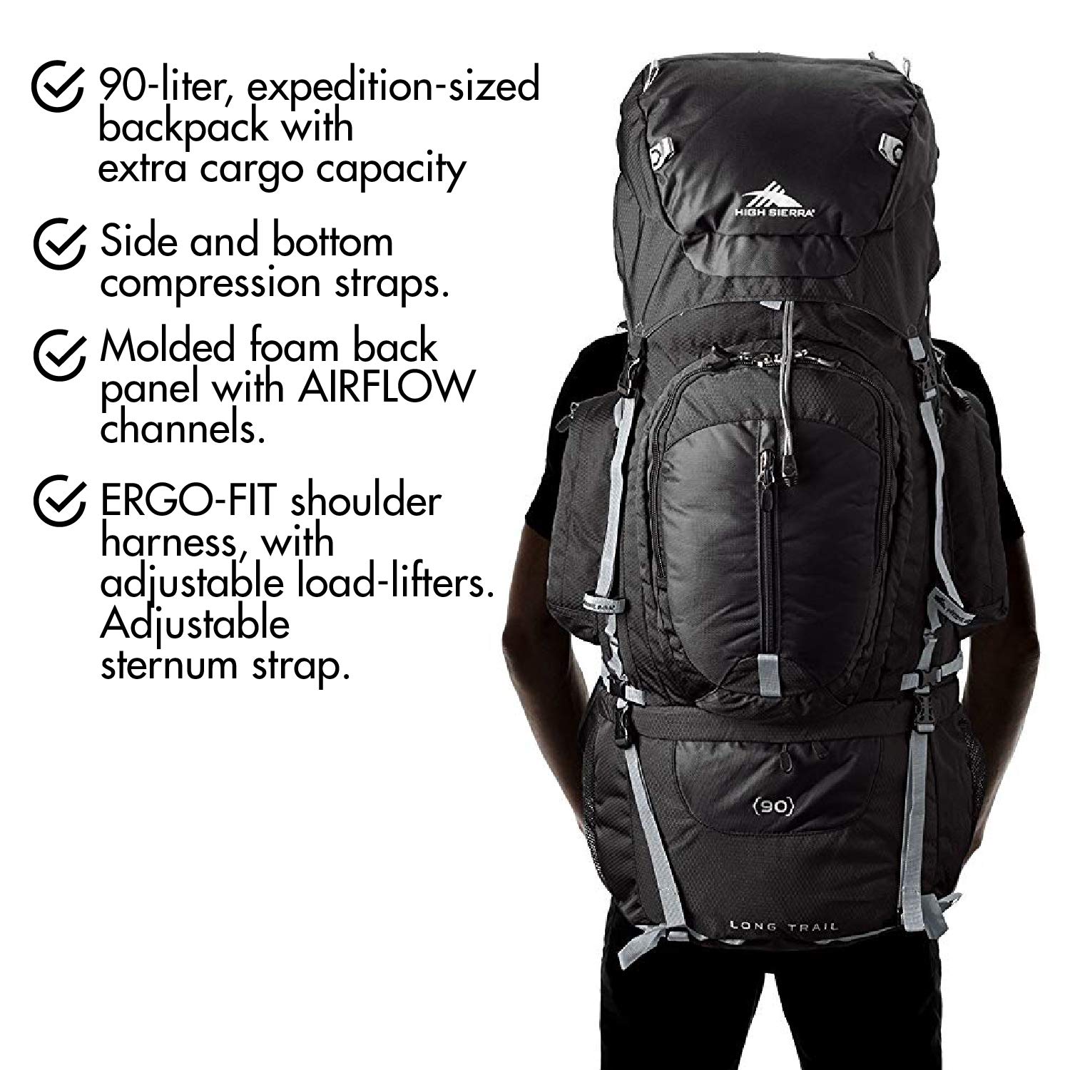 خيط حدد قتل backpack 90 liter 