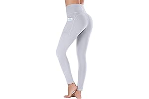 Stylish and Functional Light Gray Leggings for Women