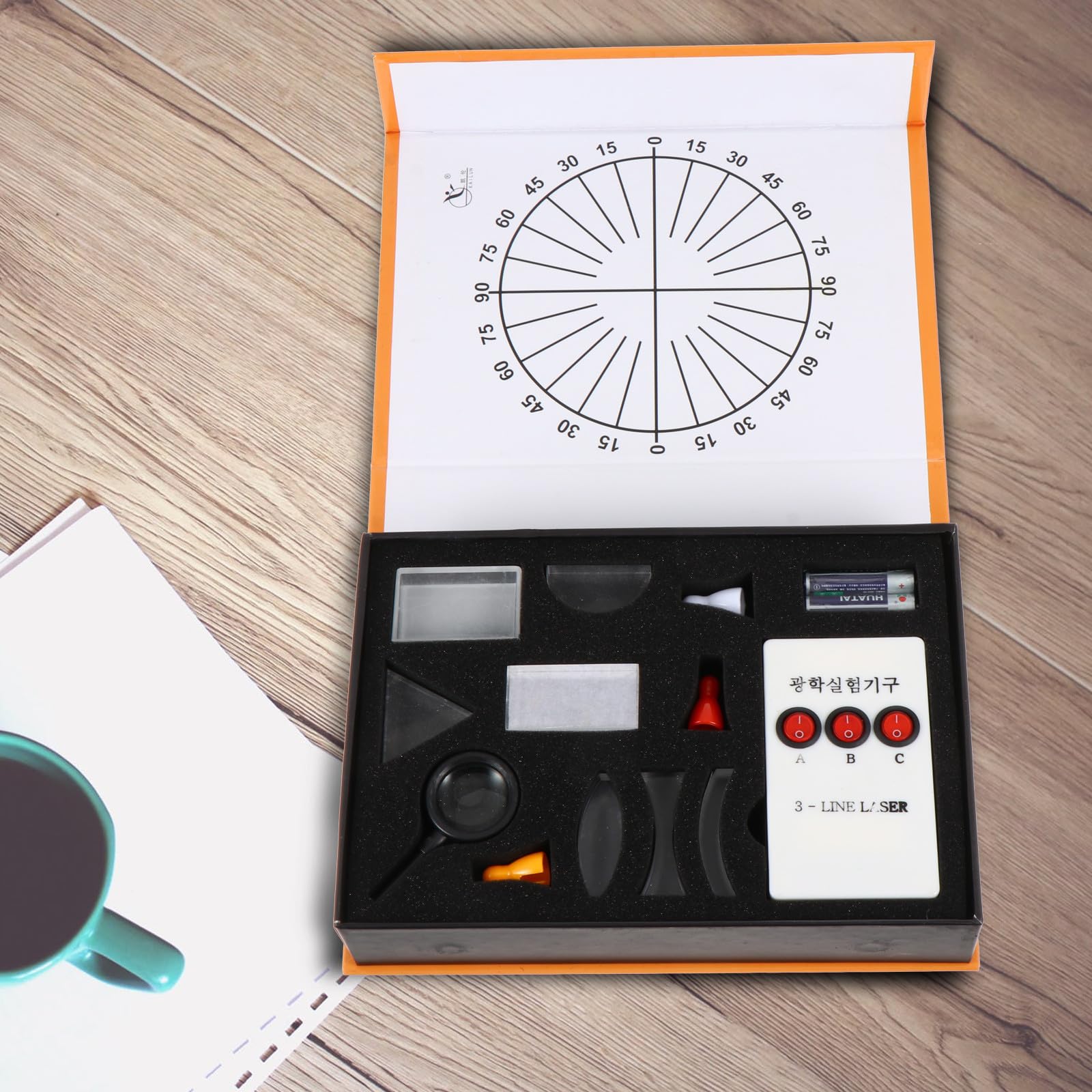 Kit D'expérience Optique 17 Pièces pour Sciences Physiques