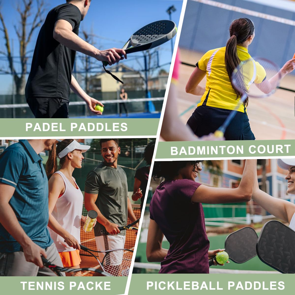 TILDOSAC Borsa da tennis per padel da tennis, grande borsa sportiva Pickleball per uomini e donne con scomparto per scarpe, laptop sleeve, recinzione, palla