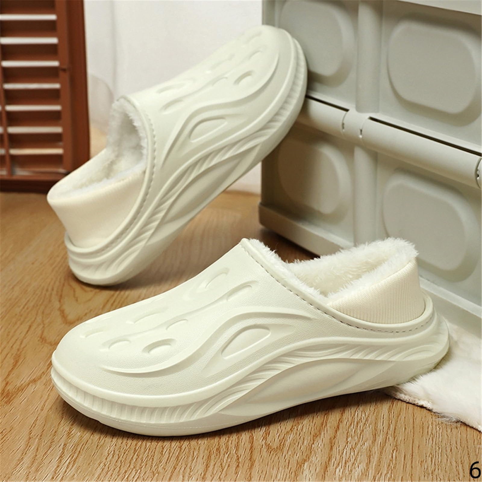 Pantofole Donna Da Uomo In Cotone Per Abbigliamento Autunnale E Invernale Eva Impermeabile Antiscivolo Interni Domestici