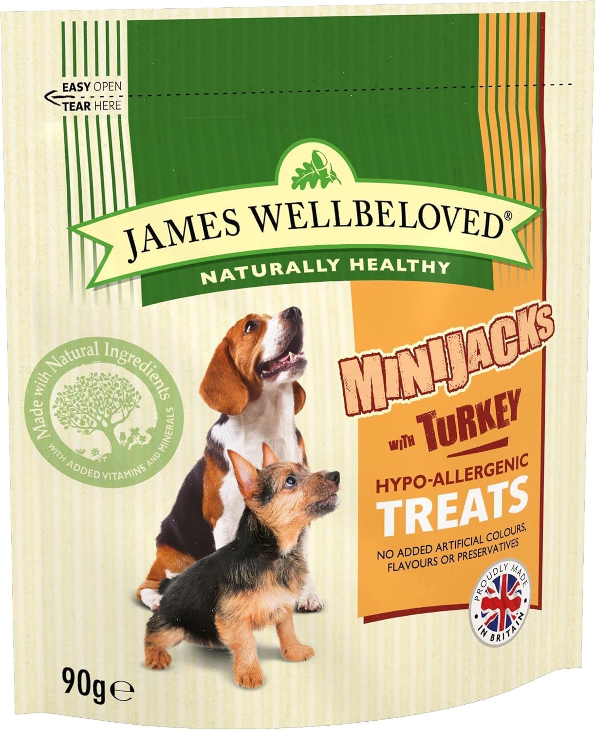 James Wellbeloved Minijacks Turkey Variety 10 X 90 G