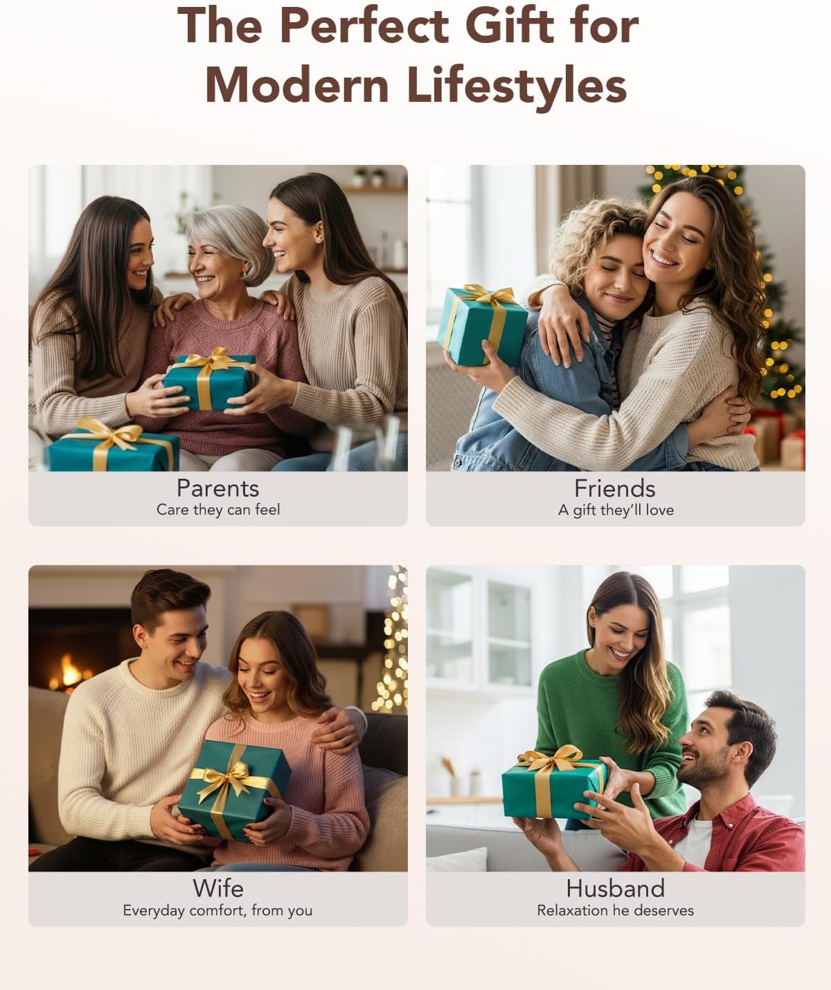 SKG G7 Pro Fold 3.0 Neck Massager for Pain Relief Deep Tissue Vibration Cordless Travel Massager, Innovative Foldable 3D Neck Massager for Office Home Car Travel, Gold Titanium Neck Massager