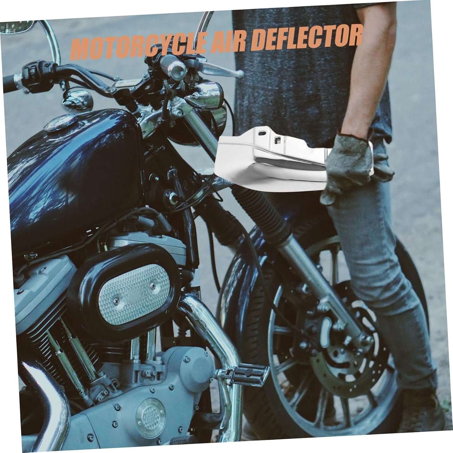 1pair Gas Tank Side Panel Air Deflector for Motorcycles Cover Enhancing Style and Performance Seamless Installation Reduces Wind Resistance and Drag