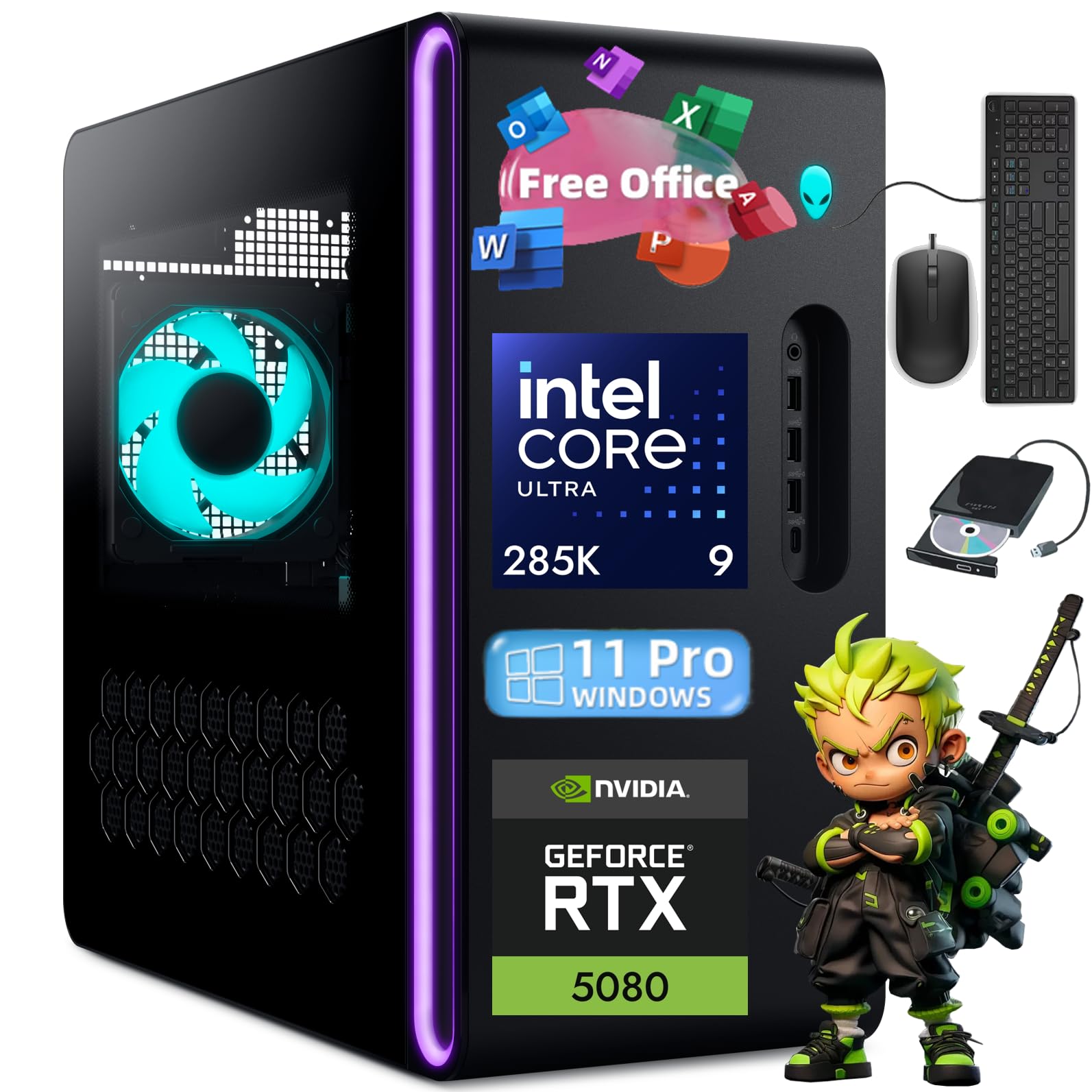 Alienware Dell Aurora R16 ゲーミングデスクトップ - Intel 24-Core