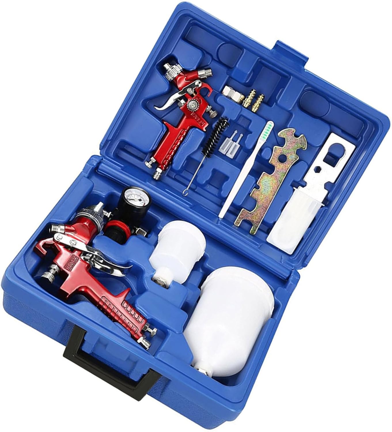 Detailed 1.4mm and 0.8mm Applicator Combo Featuring Feed Mechanism Perfect for Fine Paint Work Sprinkle Paint Set