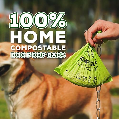 Miniatura 3 de ANECO Bolsas compostables de 1.6 galones (50 unidades) y bolsas de excremento de perro (135 unidades)